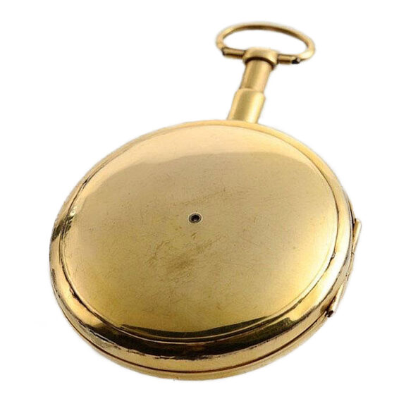 Belgian repeating verge pocket watch with date Circa 1810 Belgian repeating verge pocket watch with date Circa 1810