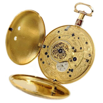 English gold enamel watch for the Chinese market Circa 1795