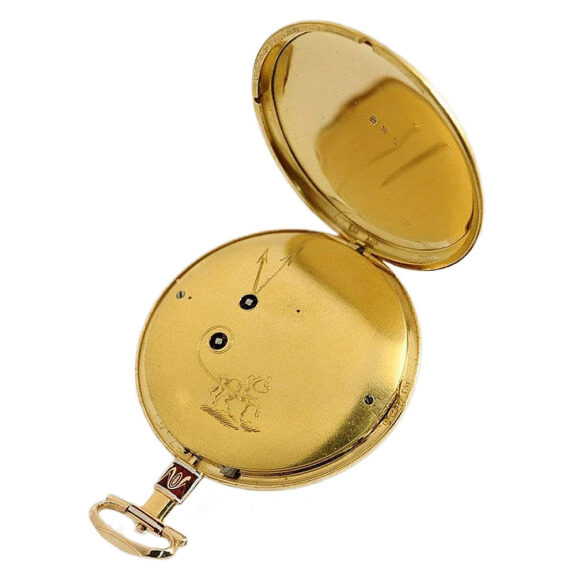English gold enamel watch for the Chinese market Circa 1795 English gold enamel watch for the Chinese market Circa 1795