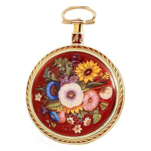 English gold enamel watch for the Chinese market Circa 1795