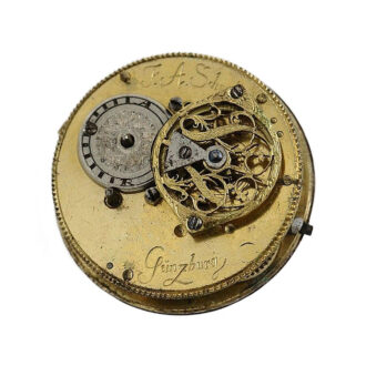 German silver pair cased verge pocket watch Circa 1780