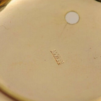 English verge pocket watch with date indicator Circa 1800