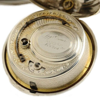 English silver triple cased watch for the Ottoman market Circa 1835