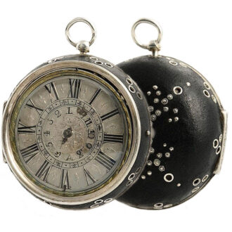 German single-handed verge pocket watch with alarm Circa 1710