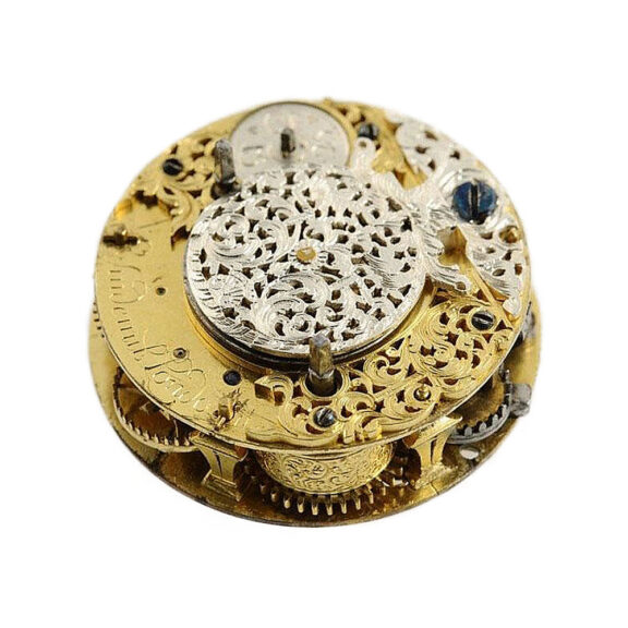German single-handed verge pocket watch with alarm Circa 1710 German single-handed verge pocket watch with alarm Circa 1710