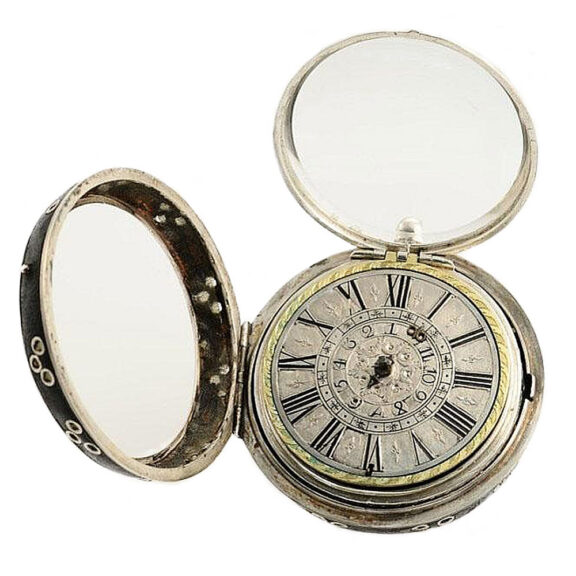 German single-handed verge pocket watch with alarm Circa 1710 German single-handed verge pocket watch with alarm Circa 1710