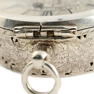 German single-handed verge pocket watch with alarm Circa 1710 German single-handed verge pocket watch with alarm Circa 1710