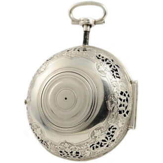 French silver quarter repeating oignon pocket watch Circa 1720