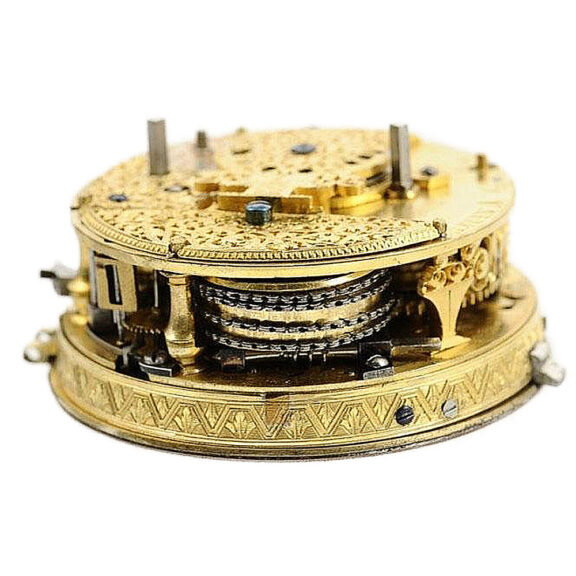 German quarter repeating coach clock with alarm Circa 1740 German quarter repeating coach clock with alarm Circa 1740