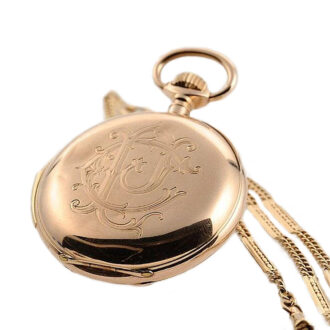 Swiss gold quarter repeating pocket watch Circa 1905