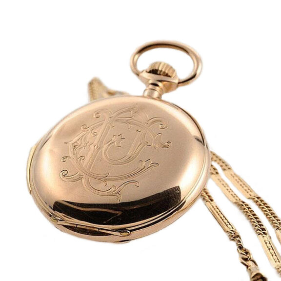 Swiss gold quarter repeating pocket watch Circa 1905 Swiss gold quarter repeating pocket watch Circa 1905