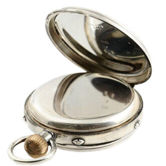 Swiss pocket watch with full calendar and moon phase Circa 1885 Swiss pocket watch with full calendar and moon phase Circa 1885