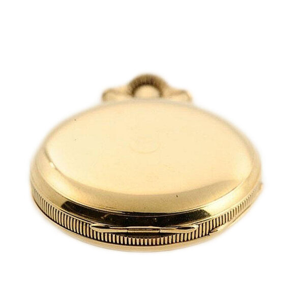 Danish small 18K gold hunting cased pocket watch Circa 1866 Danish small 18K gold hunting cased pocket watch Circa 1866