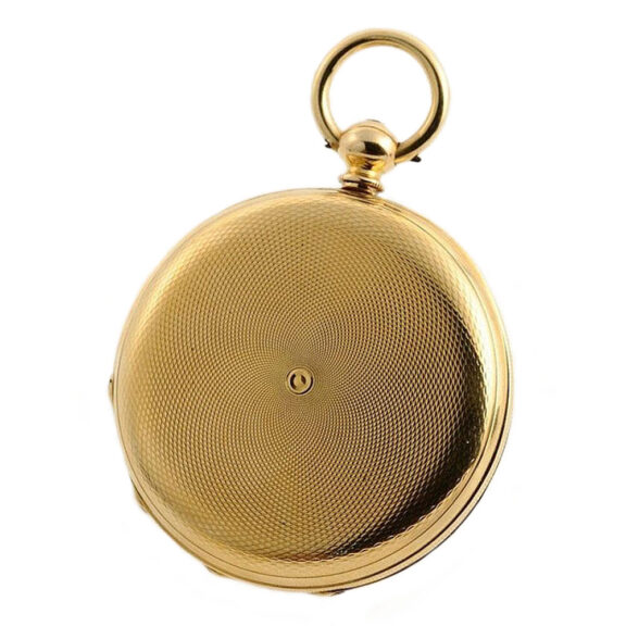 Danish rare 18K gold hunting cased pocket watch Circa 1861 Danish rare 18K gold hunting cased pocket watch Circa 1861