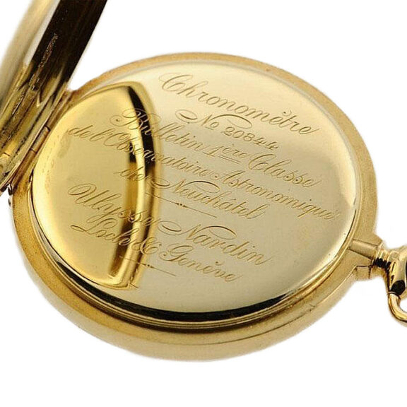 Swiss gold lever chronometer pocket watch Circa 1928 Swiss gold lever chronometer pocket watch Circa 1928