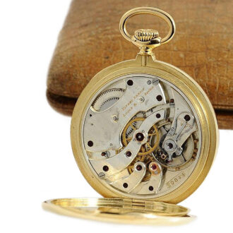 Swiss gold lever chronometer pocket watch Circa 1928
