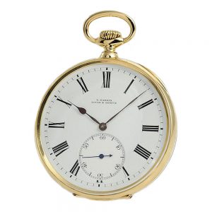 Swiss gold lever chronometer pocket watch Circa 1928