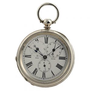 Austrian automatic winding silver pocket watch Circa 1880