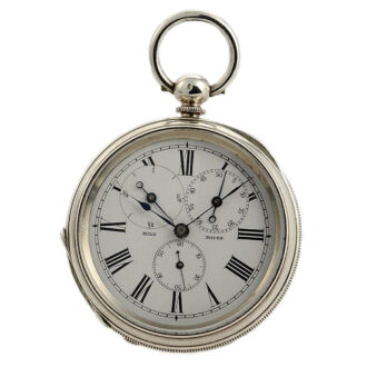 Austrian automatic winding silver pocket watch Circa 1880