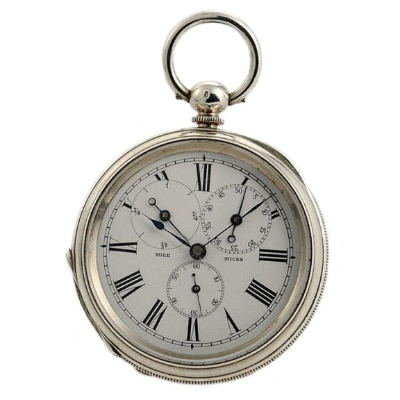 Austrian automatic winding silver pocket watch Circa 1880