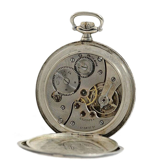 Swiss Art Nouveau watch with matching chatelaine Circa 1914 Swiss Art Nouveau watch with matching chatelaine Circa 1914