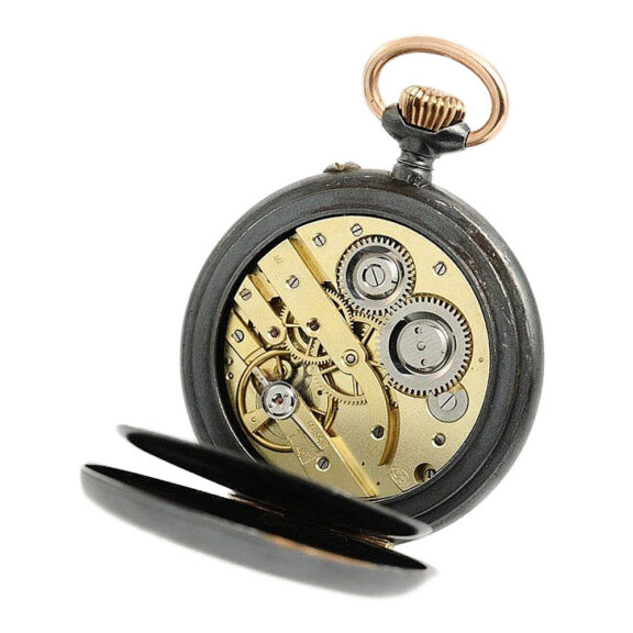 Swiss remarkable watch with digital time indicator Circa 1900 Swiss remarkable watch with digital time indicator Circa 1900