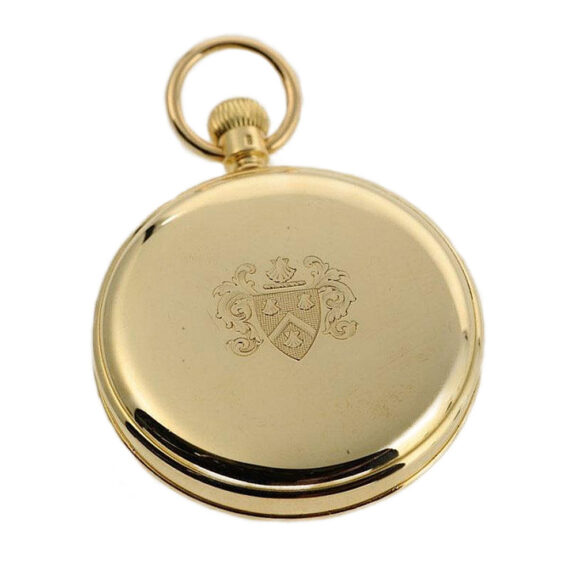 Rare English 18K gold precision lever pocket watch Circa 1900 Rare English 18K gold precision lever pocket watch Circa 1900