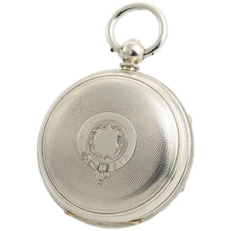 Unusual English watch with oversized five-arm balance Circa 1860 Unusual English watch with oversized five-arm balance Circa 1860