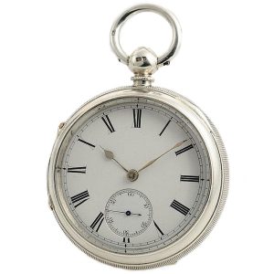 Unusual English watch with oversized five-arm balance Circa 1860