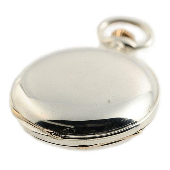 Rare Swiss pocket watch with unusual crown wind Circa 1900 Rare Swiss pocket watch with unusual crown wind Circa 1900