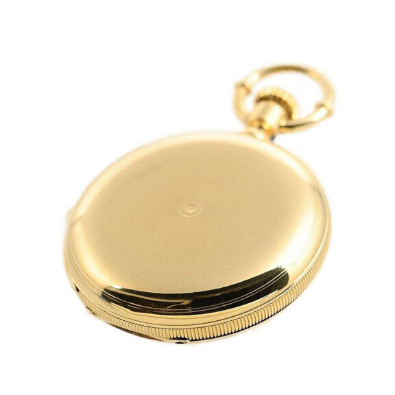 Swiss 18K gold heavy hunting cased pocket watch Circa 1870 Swiss 18K gold heavy hunting cased pocket watch Circa 1870