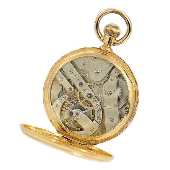 American 18K gold gentleman's dress watch Circa 1881 American 18K gold gentleman's dress watch Circa 1881