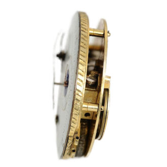 French verge watch with regulator dial and calendar Circa 1790