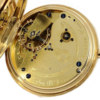 English chronometer with 30 hour power reserve indicator Circa 1874