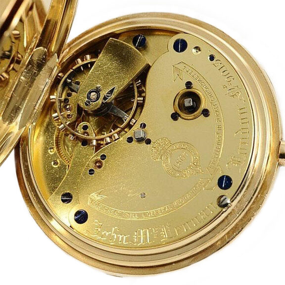 English chronometer with 30 hour power reserve indicator Circa 1874 English chronometer with 30 hour power reserve indicator Circa 1874