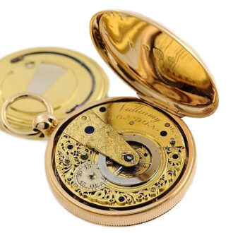 English gold heavy duplex gentleman's pocket watch Circa 1816