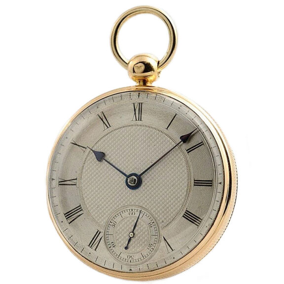 English gold heavy duplex gentleman's pocket watch Circa 1816