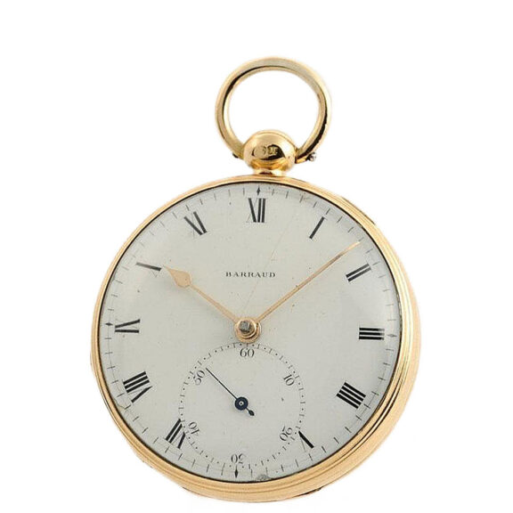 Heavy English rose gold precision lever pocket watch Circa 1816