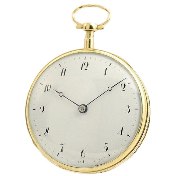 Swiss gold quarter repeating musical watch Circa 1830