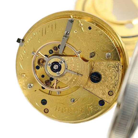 English exceptional double wheel duplex watch Circa 1830 English exceptional double wheel duplex watch Circa 1830
