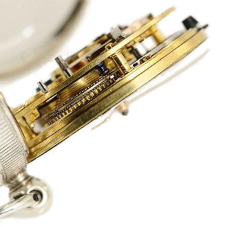 English exceptional double wheel duplex watch Circa 1830
