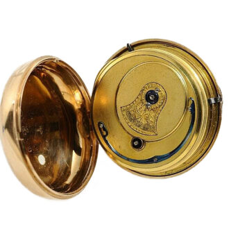 English fine 18K rose gold lever pocket watch Circa 1832