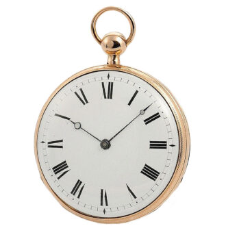 Swiss rose gold quarter repeating musical watch Circa 1820