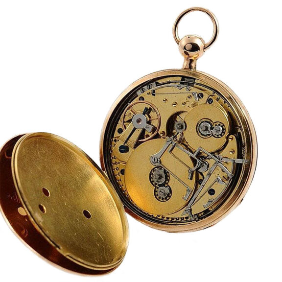 Swiss rose gold quarter repeating musical watch Circa 1820 Swiss rose gold quarter repeating musical watch Circa 1820