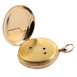 Swiss rose gold quarter repeating musical watch Circa 1820
