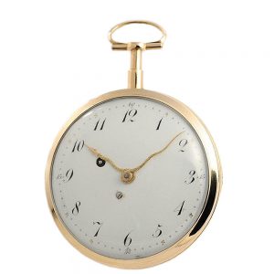Swiss rare quarter repeater with two coaxial bells Circa 1820