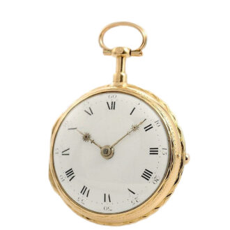 Swiss automatic winding cylinder pocket watch Circa 1790