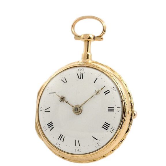 Swiss automatic winding cylinder pocket watch Circa 1790