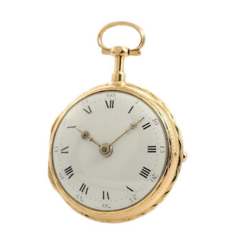 Swiss automatic winding cylinder pocket watch Circa 1790