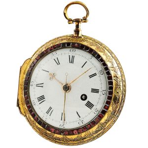 English copper skeletonized verge pocket watch Circa 1770
